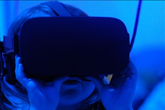 Girl with Occulus Lens
